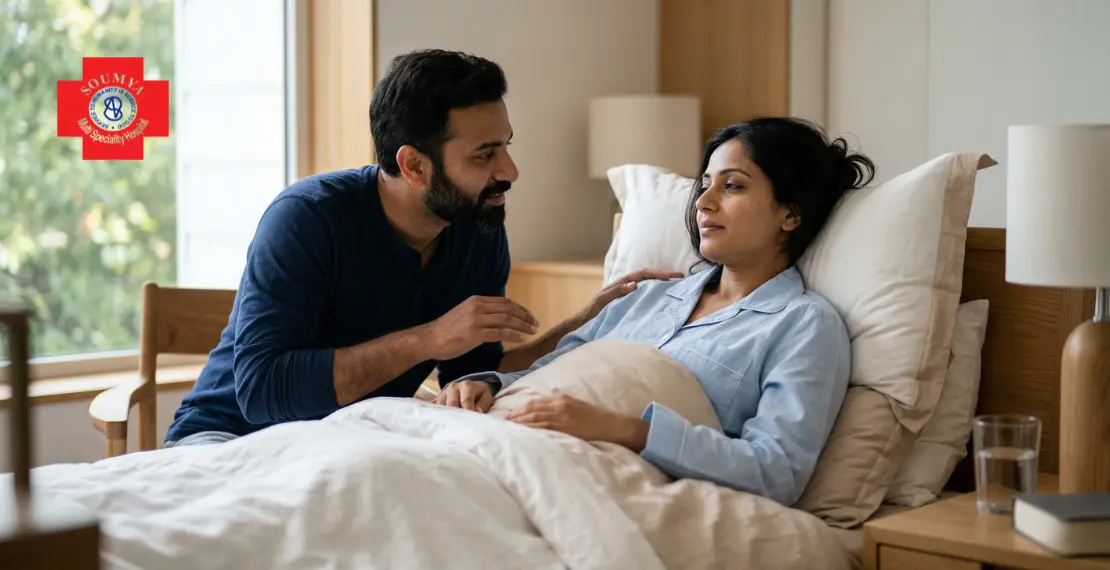 emotional support after hysterectomy surgery at home